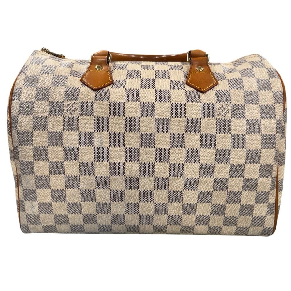 Louis Vuitton Speedy 30 Damier Azur Top Handle Bag (2012)